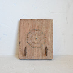 Vintage Indian flower hook A