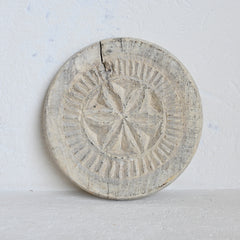 Vintage Carved Chapati Plate