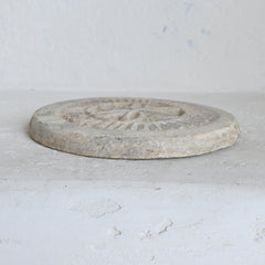 Vintage Carved Chapati Plate