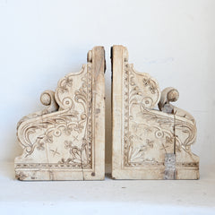 Indian carved brackets set/2 304180 A