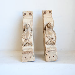 Indian carved brackets set/2 304180 B