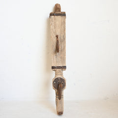 Carved Indian Timber Hook 308042