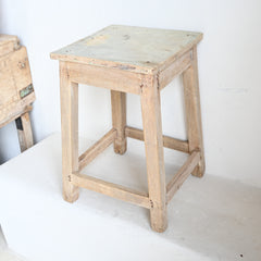 Timber square  stool/ Side Table 304322 A