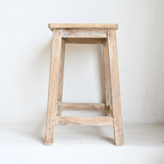 Timber square  stool/ Side Table 304322 B