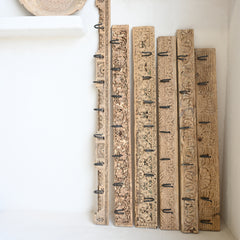 Carved Indian Timber Hook 8952