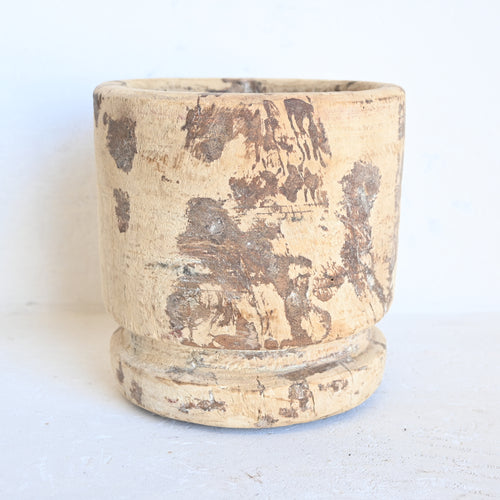Indian Vintage Ukhali Pot or Planter 329874-B