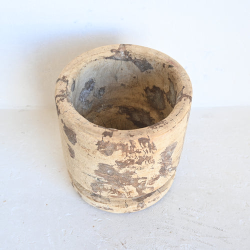 Indian Vintage Ukhali Pot or Planter 329874-B