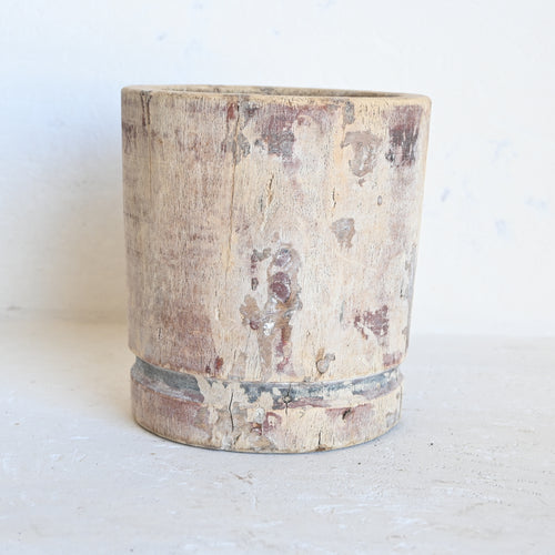 Indian Vintage Ukhali Pot or Planter 329874-D