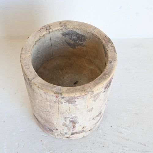 Indian Vintage Ukhali Pot or Planter 329874-D