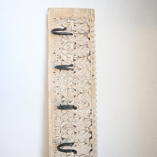 Carved Indian Timber Hook 328173