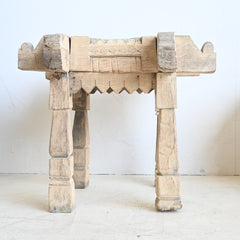 Timber square  stool/ Side Table 328972 A