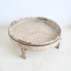 Vintage Indian Chakki grinder table 322927