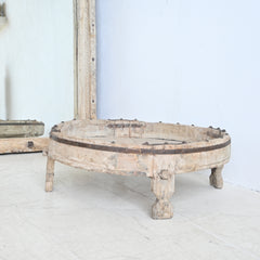 Vintage Indian Chakki grinder table 322927