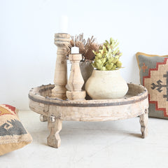 Vintage Indian Chakki grinder table 322927