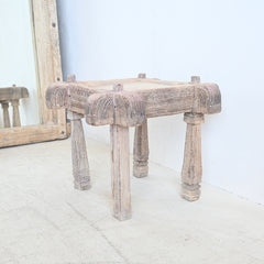 Timber square  stool/ Side Table 328972 B