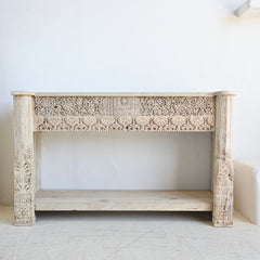 Vintage Indian Carved Console 328309