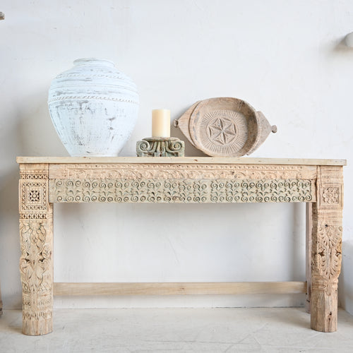 Vintage Indian Carved Console 300348