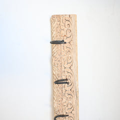 Carved Indian Timber Hook 8952H