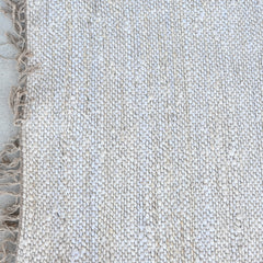 Natural Indian Wool/ Jute rug  S004a