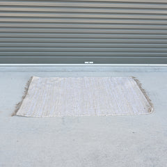 Natural Indian Wool/ Jute rug  S004a