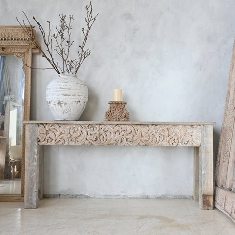 Vintage Indian Carved Console 320194