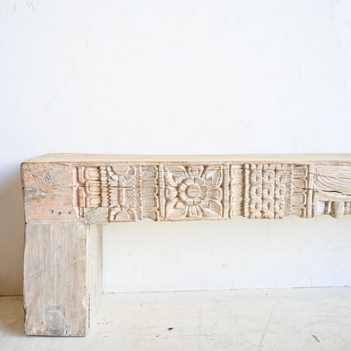 PRANA  Carved Beam Bench