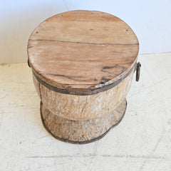 PRANA Ukhali stool with iron detail