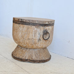 PRANA Ukhali stool with iron detail