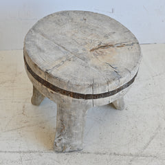 PRANA  Naga Stool/ Side Table with iron