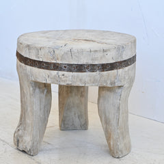 PRANA  Naga Stool/ Side Table with iron