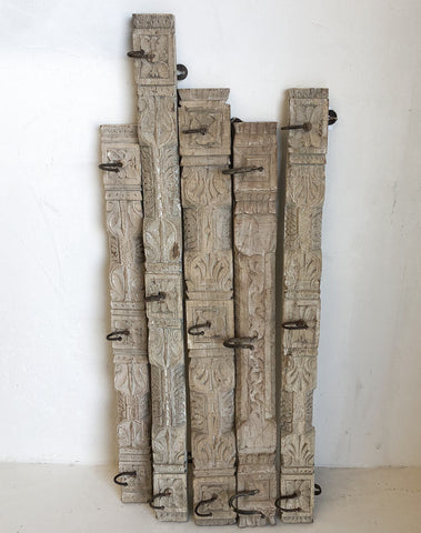 Carved Indian Triple Hook 177673-5