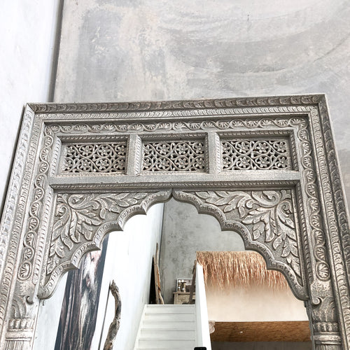 Vintage Indian Grey mirror 271313