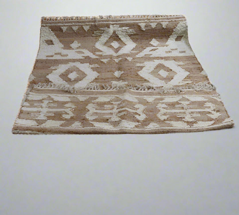 PRESALE Natural Indian Wool/ Jute rug  S004a