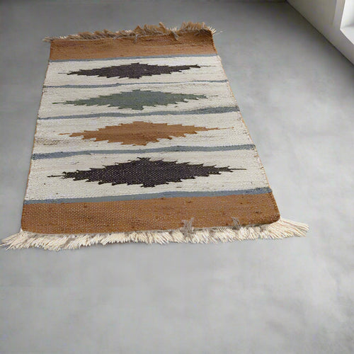 PRESALE Natural Indian Wool/ Jute rug  S004