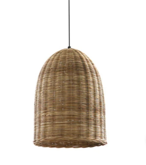 Rattan Bell Ceiling pendent, Natural