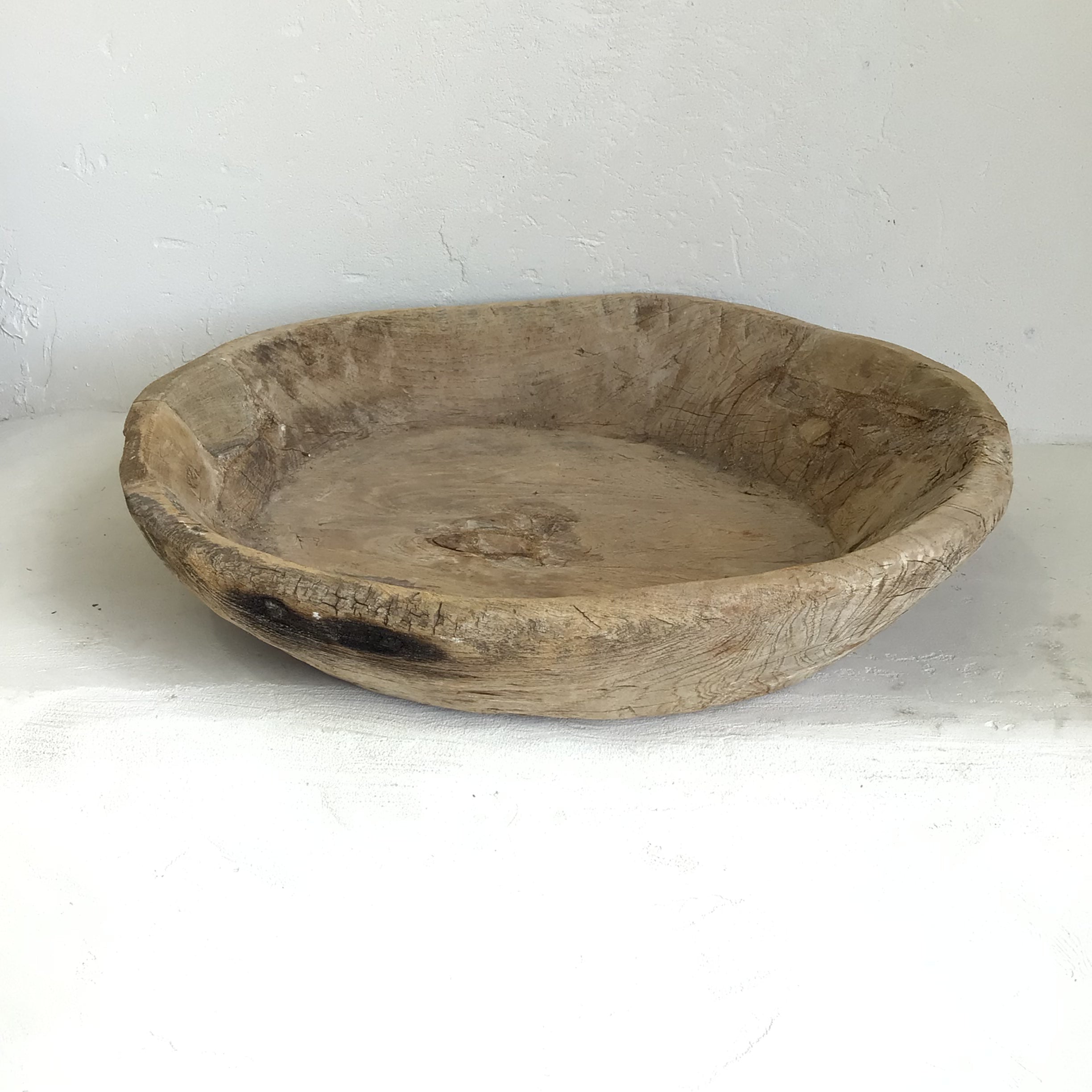 XL Vintage Indian bread bowl 2