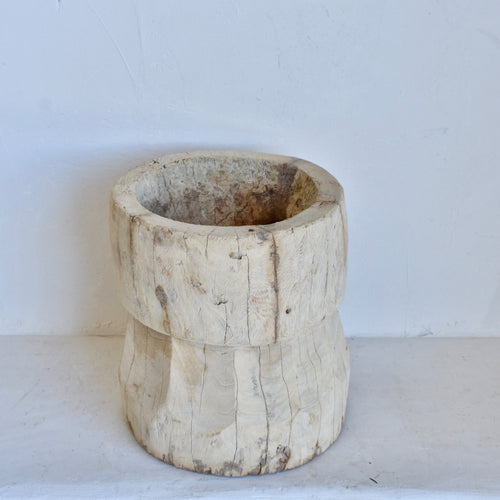 Indian Vintage large Ukhali Pot 3