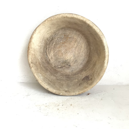 Indian vintage wooden bowl 6