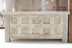 Carved Coffee Table Trunk