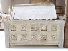 Carved Coffee Table Trunk