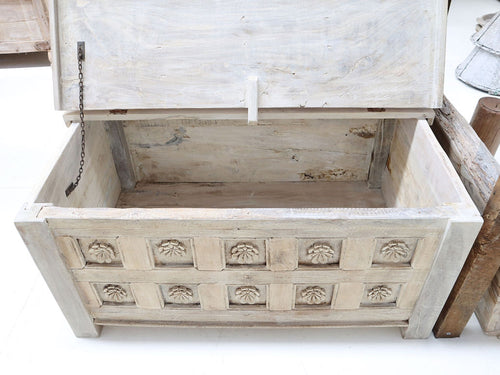 Carved Coffee Table Trunk
