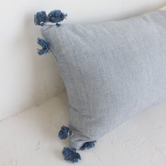 Laguna Cushion Faded Indigo 70 x 35